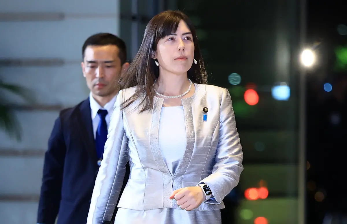 ▲42歲的經濟安全保障大臣小野田紀美，成為日本新內閣成員的話題人物。（圖／美聯社／達志影像）