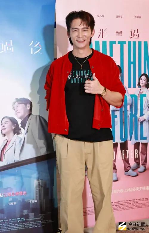 ▲温昇豪在《整形過後》中有許多感情戲，自嘲快要腎衰竭，洪暐哲、李廷鎮則是情敵。（圖／記者吳翊緁攝）