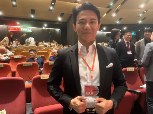 ▲科林集團聽力事業群總經理林尚威。（圖／記者徐銘穗攝）