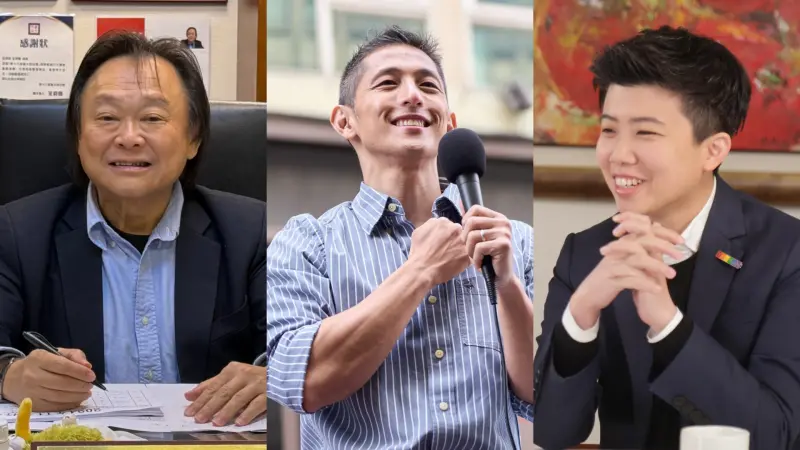 ▲外界好奇民進黨會派誰出戰2026台北市長？王世堅（左）、吳怡農（中）、苗博雅（右）三人都是討論焦點。（圖／翻攝自王世堅、吳怡農、苗博雅臉書）