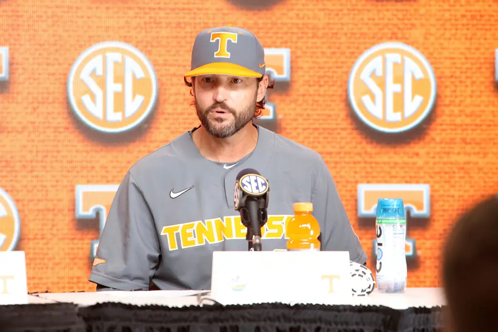 ▲美國職業棒球大聯盟（Major League Baseball）舊金山巨人昨（24）日正式宣布，任命田納西大學（University of Tennessee）棒球隊總教練維特洛（Tony Vitello）為球隊新任總教練。（圖／美聯社／達志影像）