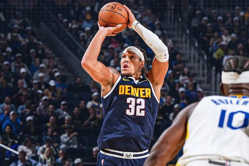 ▲丹佛金塊前鋒戈登（Aaron Gordon）半場25分和三分球7投全中，追平個人半場得分和三分命中數新高。（圖／取自丹佛金塊X）