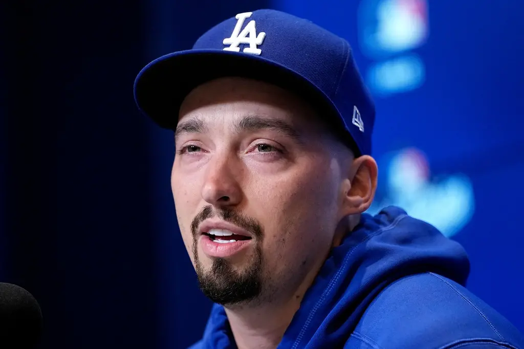 ▲洛杉磯道奇明天G1將在客場挑戰多倫多藍鳥，推出當家王牌「無敵蝸牛」史奈爾（Blake Snell）先發抗戰，他生涯對藍鳥先發16場，交手紀錄為所有對手中次多，僅次於紐約洋基。（圖／美聯社／達志影像）