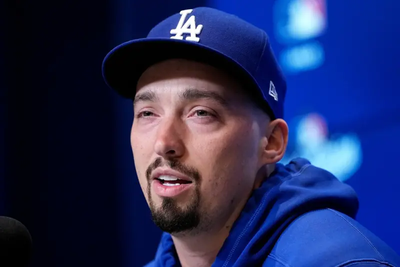 ▲洛杉磯道奇明天G1將在客場挑戰多倫多藍鳥，推出當家王牌「無敵蝸牛」史奈爾（Blake Snell）先發抗戰，他生涯對藍鳥先發16場，交手紀錄為所有對手中次多，僅次於紐約洋基。（圖／美聯社／達志影像）