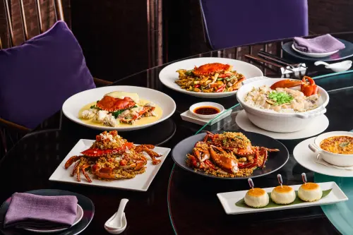 ▲台北W飯店（W Taipei）31樓「紫艷中餐廳」即日起至11月30日推出多道秋蟹料理。（圖／台北W提供）