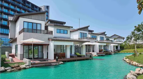 ▲豪華庭園Villa及豪華湖畔Villa，不只旅展獨家贈送二人免費入住，還享日式體驗五選二。（圖／宜蘭綠舞提供）