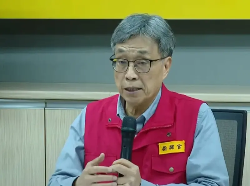 ▲陳駿季下午反擊，他是用視訊參加所有前進指揮所會議，並且也有下指示，遺憾要用這種方式比喻中央不夠認真。（圖／取自農業部直播）