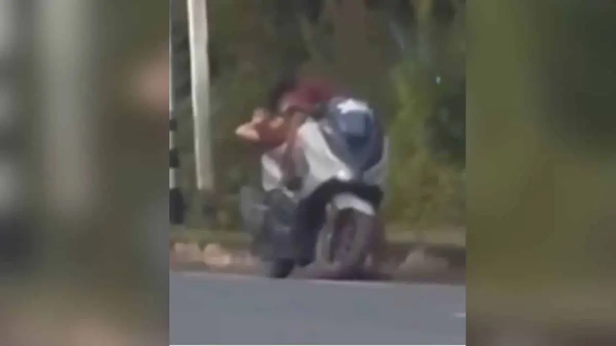 普吉島情侶公路「尬車熱吻」影片瘋傳 網怒轟：很丟臉！