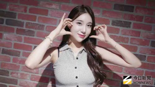 ▲在韓職SSG登陸者隊效力一年的金賢姈，不諱言也想挑戰中華職棒應援舞台。（圖／記者張一笙攝）