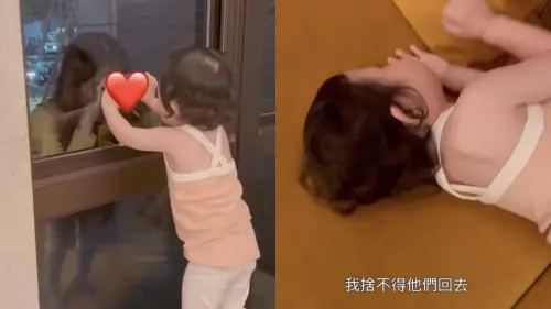 ▲湘荷妹妹的媽媽在IG分享湘荷妹妹在李多慧離開後，一直喊著：「捨不得她們回去！」（圖／翻攝自湘荷妹妹IG@xianghe_meimei）