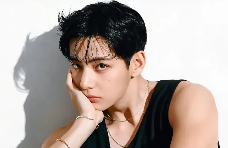 ▲日本網站近日票選「韓國最帥臉孔男星」，V（如圖）再獲冠軍，車銀優緊追在後拿下第二，其中升級為二寶爸的宋仲基，以及46歲孔劉魅力依然不減，成功打進前十。（圖／V IG@thv）