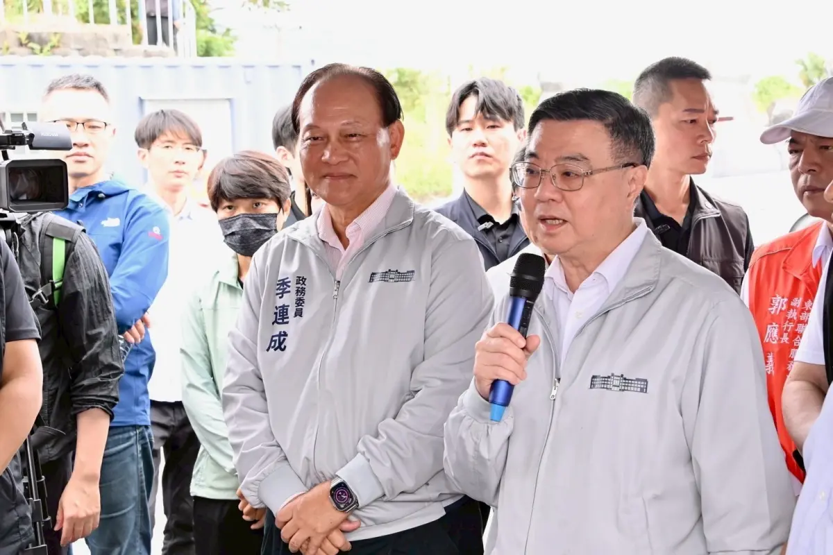 ▲卓榮泰表示，季政委自10月1日進駐輪任總協調官後，長達24天未返回台北，也因此提高花蓮災區復原效率（圖／行政院提供）