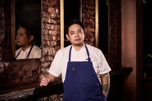 ▲LONGTAIL今年初迎來新任主廚陳加朗Erik，擅長中西跨國系料理，也喜愛融合發酵元素。（圖／LONGTAIL提供）