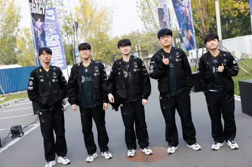 ▲T1全隊的狀態可以看出明顯掙扎，反而是年紀最大的Faker成為全隊重要發力點。（圖／LoL Esports flickr）