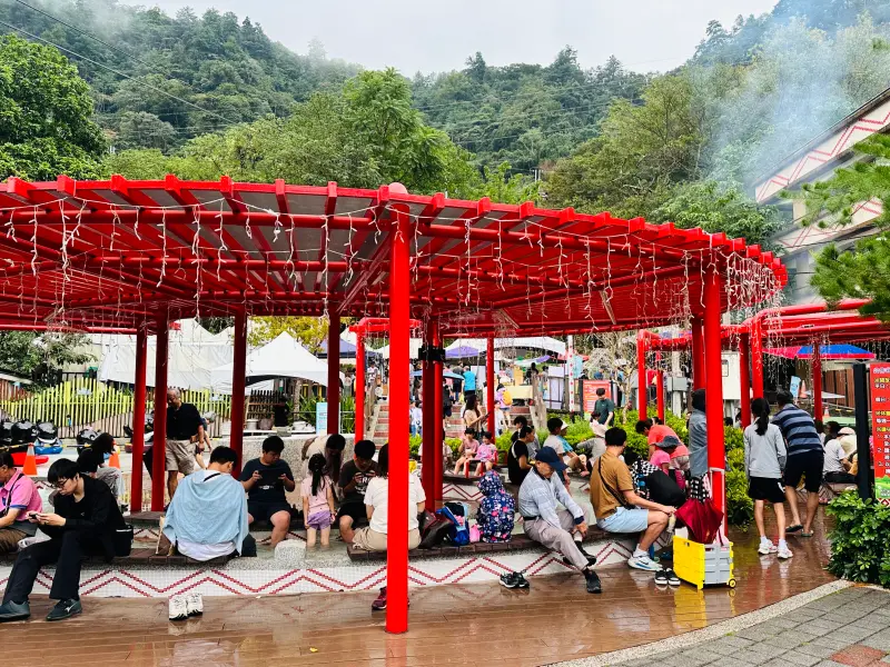 ▲台中谷關溫泉廣場(圖／觀旅局提供2025.10.26)
