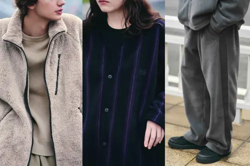 ▲UNIQLO and NEEDLES 2025秋冬系列，主打刷毛、蝴蝶、條紋設計。（圖／翻攝自NET FB）