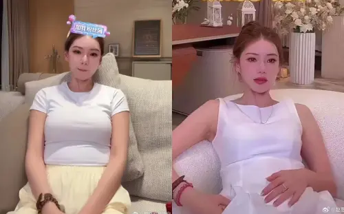 ▲汪小菲妻子馬筱梅（如圖）傳懷孕！Mandy被捕捉腹部隆起　身形變化引猜測。（圖／微博@楠楠的極地白、@趙瞾說事）