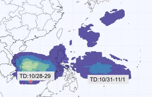 雙颱風恐接力生成！預估路徑出爐　「3波東北季風」雨下到發霉
