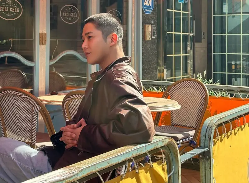 ▲前SF9成員路雲今年29歲，今天正式入伍，他曬出平頭照表示「我去去就回」。（圖／IG@ewsbdi）