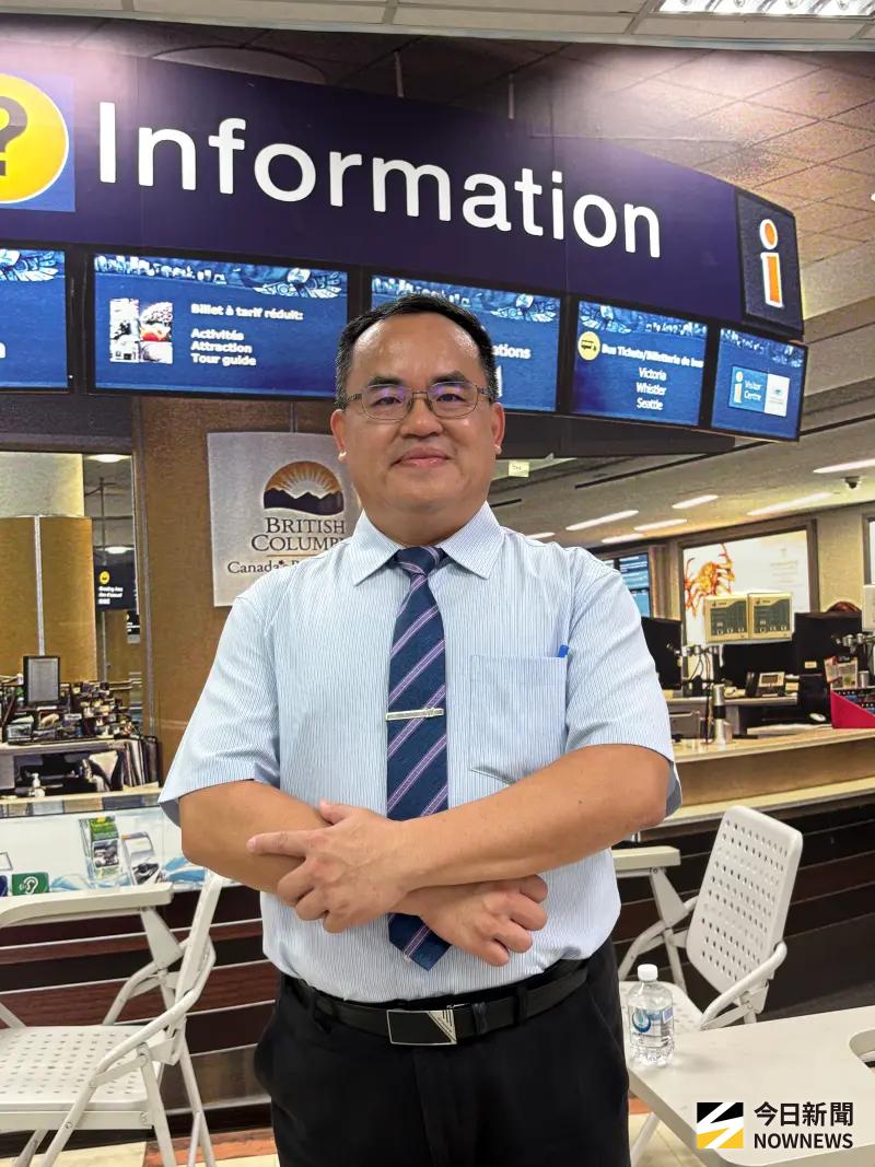 ▲台中常春藤校長沈樹林擁有豐富教育經驗，針對大學多元入學新制，提出致勝入門票是學習歷程檔案。（圖／記者金武鳳攝，2025.10.27)