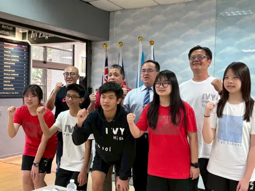 ▲台中常春藤國高中「六年一貫」學制，學生從國中開始超前部署，有助於「從從容容，游刃有餘」順利升學。（圖／記者金武鳳攝，2025.10.27)