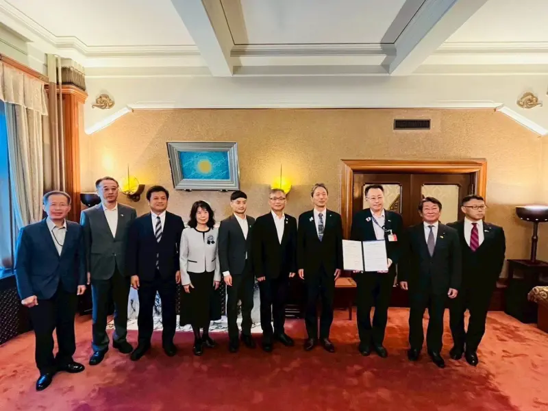 ▲台北市與名古屋簽署防災合作備忘錄。（圖／北市府提供）