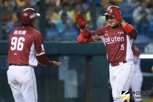 台灣大賽G5影片／梁家榮陽春砲！王凱程慘遭砲轟　樂天7：7追平了
