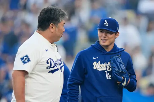 世界大賽／野茂英雄登道奇主場開球！再現龍捲風投法　山本接補
