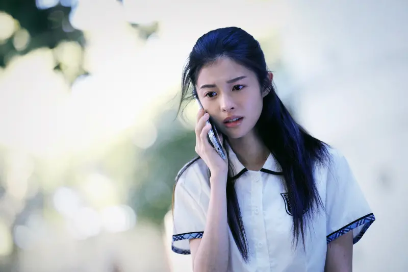 ▲詹子萱（如圖）曾被批評暴牙還能演主角，她淡定回當時真的是暴牙，已經在矯正的路上，楊謹華給她的態度大大的讚，隨後又虧她話真的很多，非常愛聊天。（圖／Hami Video提供）