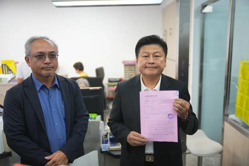 ▲國民黨總召傅崐萁提告花蓮縣議長張峻。（圖／傅崐萁辦公室提供）