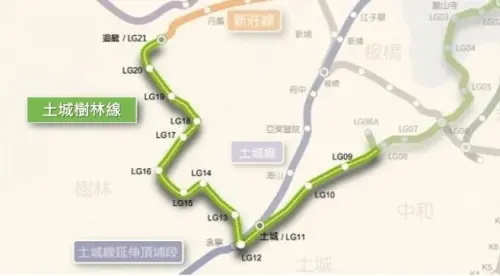 ▲萬大土城樹林線路線圖。（圖／新北捷運工程局提供dorts.ntpc.gov.tw）