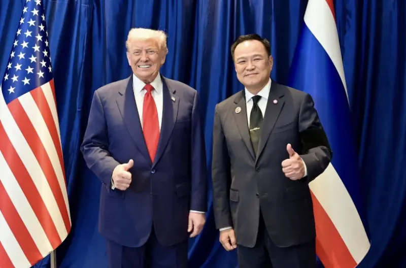 ▲泰國與美國於吉隆坡簽署稀土合作備忘錄，學界與在野黨質疑協議恐讓泰國成為中美稀土角力的棋子。（圖／翻攝自X@ ct18zo）