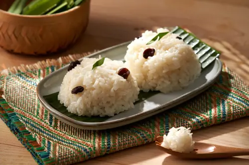 ▲加州生產的圓糯米形狀白胖飽滿，烹煮後黏度高、延展性佳，使其在製作中式甜點或鹹味米食時非常穩定，不論是甜湯圓、麻糬，還是粽子，都能充分發揮米粒特性。（圖／品牌提供）