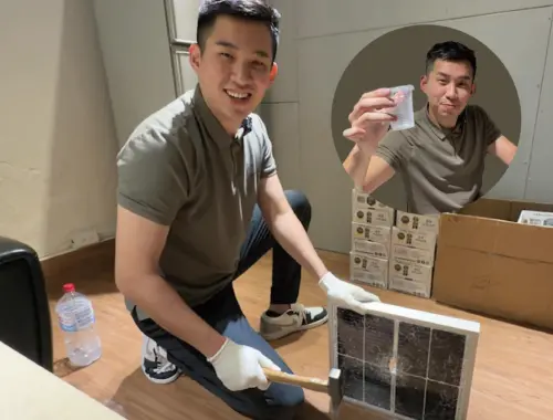 理化老師瑟瑟發抖？自製核廢水不夠！陳聖文開喝「光電紅茶」
