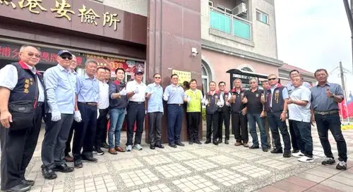 ▲海巡署艦隊分署舉行高雄海巡隊鹽埔分隊揭牌儀式。(圖／海巡署艦隊分署提供)