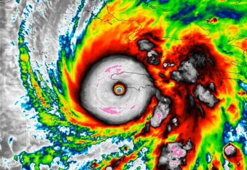 「世紀颶風」美莉莎將登陸牙買加！雲圖太過完美　實際風力超震撼
