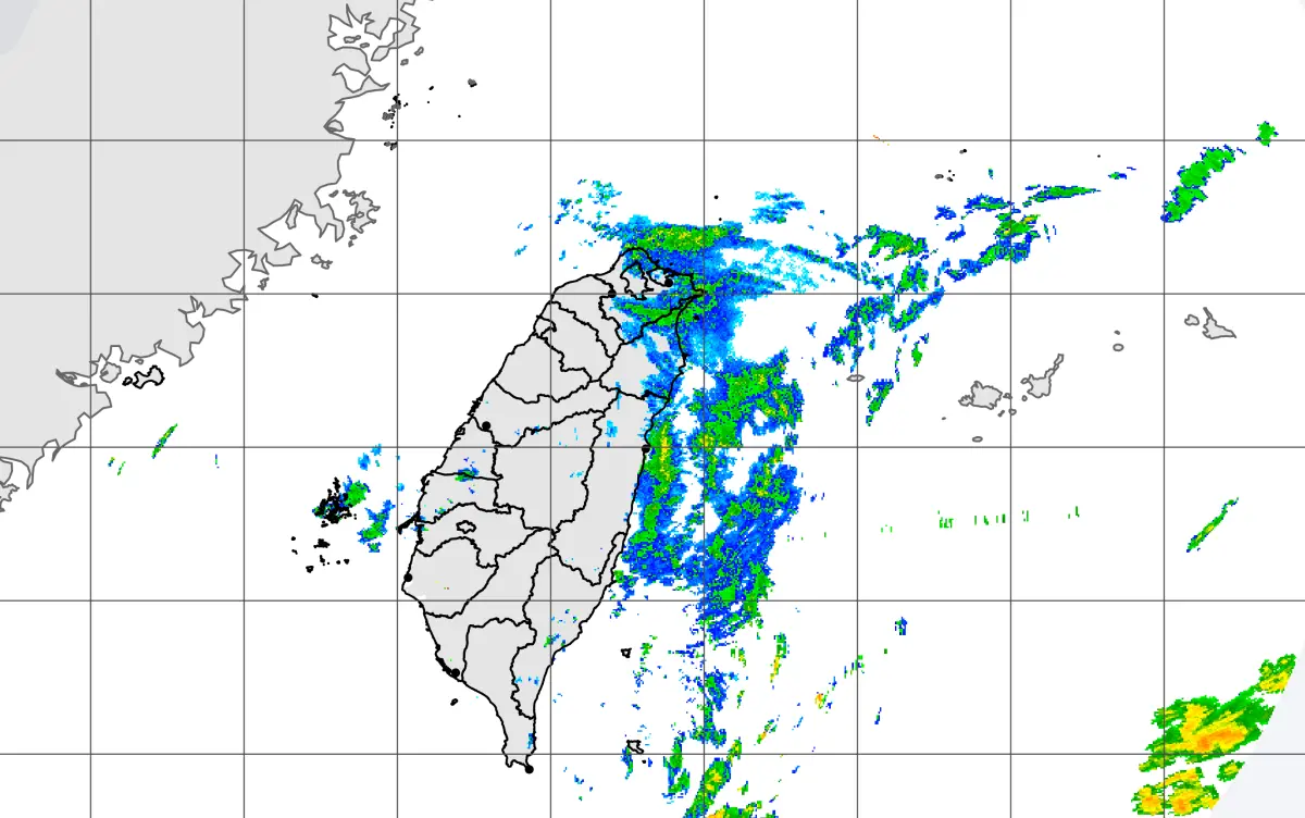 ▲中央氣象署表示，今日受東北季風影響，北台灣早晚亦涼；氣象專家吳德榮則提到，今日北台灣水氣逐漸減少，雨勢趨緩，但下波冷空氣將於週五來襲。（圖／中央氣象署cwa.gov.tw）