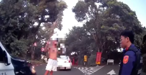 圓山大飯店旁驚見「怪男裸上身砍樹」超瞎原因曝！他被逮下場慘了
