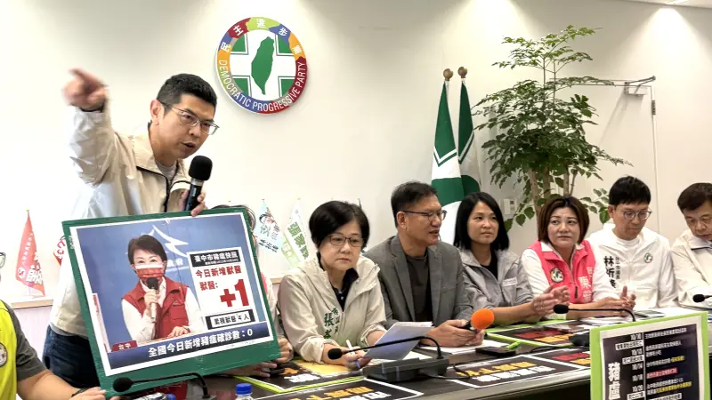    ▲台中市議員周永鴻批評，疫調內容一變再變，每天都有新版本。（圖／記者顏幸如攝，2025.10.29）  