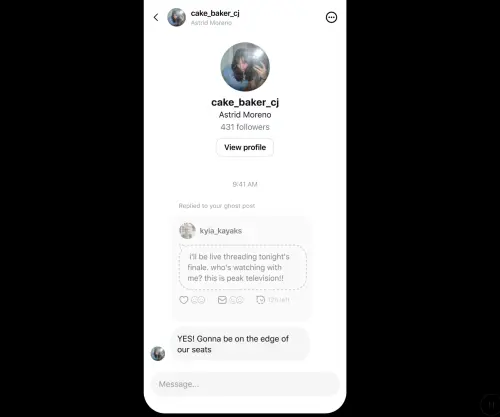 ▲限時貼文的留言會自動用私訊的方式傳送給用戶。（圖／翻攝官網）