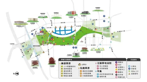 ▲台中市民野餐日「中央公園」主場區規劃圖(圖／台中市政府提供)