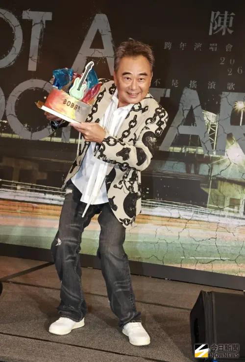 ▲陳昇舉辦跨年演唱會啟售記者會。（圖／記者吳翊緁攝）