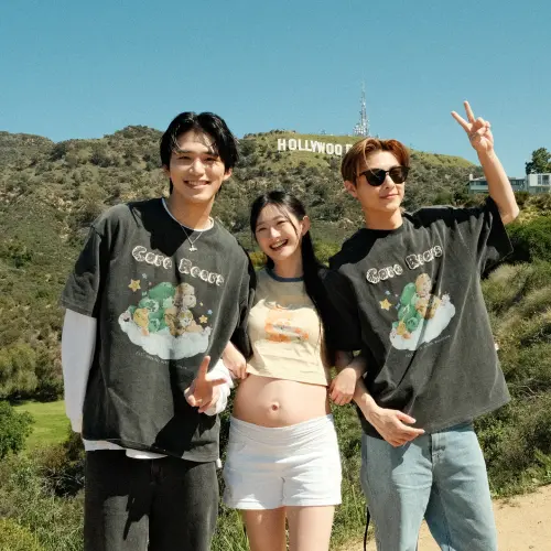 ▲晏柔中（中）美國行目睹王子（右）與粿粿的沒邊界互動，被網友怒轟是共犯，對此范姜彥豐親自出面幫朋友發聲。（圖／翻攝自臉書@晏柔中 Crystal）