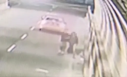 ▲近日有騎士在基隆中山隧道，見到黑衣長髮女，以為自己撞鬼，特地去拜拜，警方調閱監視器才還原真相。（圖／翻攝靈異2公社）