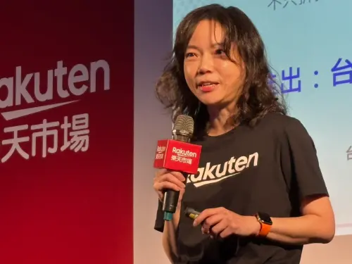 ▲樂天市場執行長羅雅薰在會中坦言，「雙11是一場非常恐怖的價格戰廝殺」。（圖／記者徐銘穗攝）