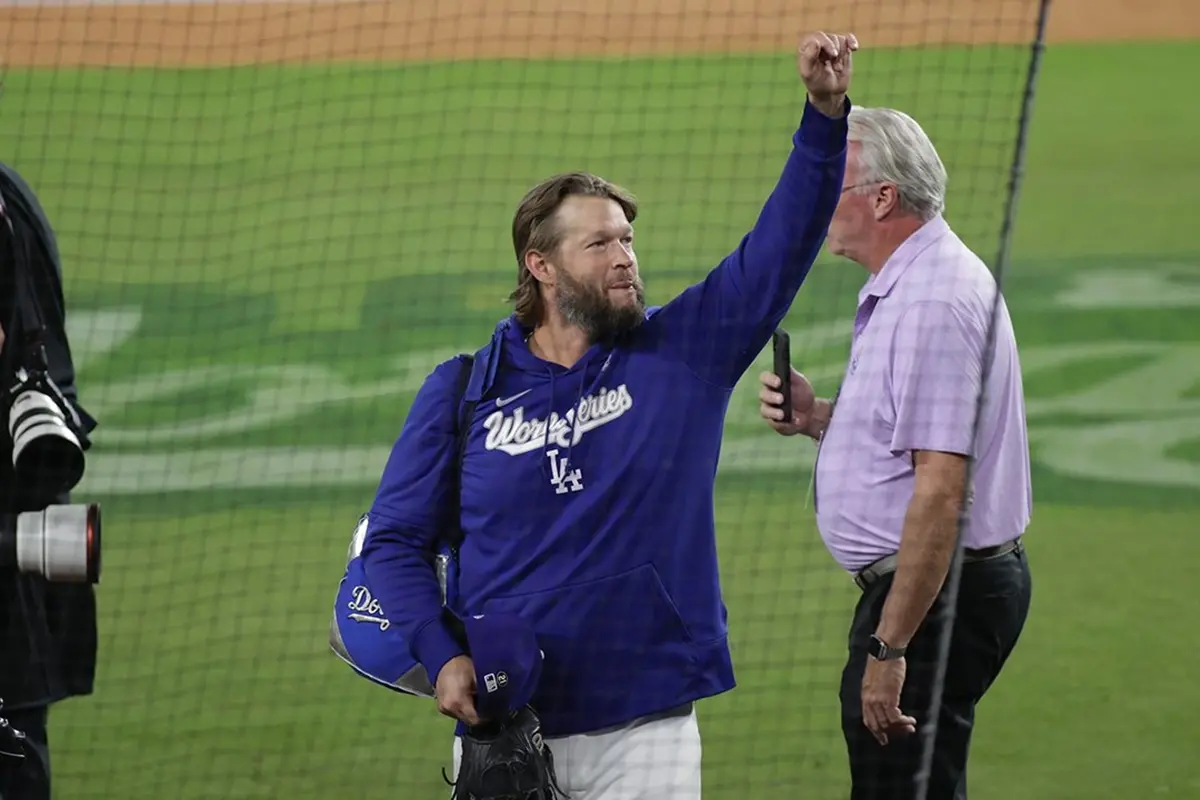 ▲這場比賽是道奇傳奇左投克雷頓・克蕭（Clayton Kershaw）在主場道奇體育場的最後一戰，可惜道奇未能在這別有意義的一場比賽中奪下一場勝利。（圖／取自MLB X）