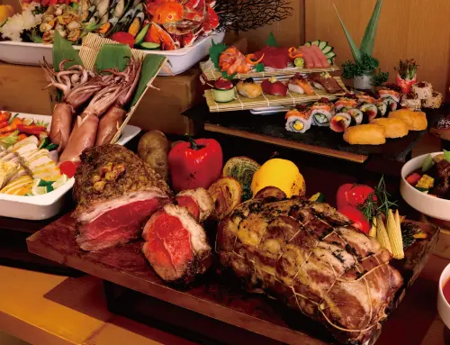 ▲台中日月千禧的饗樂全日餐廳自助百匯，11月10日~11月14日的平日週一至週五午、晚餐時段，用餐可享每位1,111元特價。（圖／台中日月千禧提供）