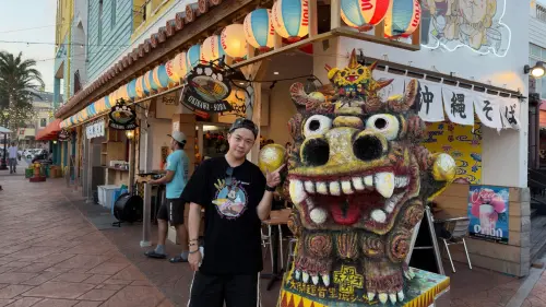 ▲藝人李岳沖繩旅遊發生車子擦撞意外。（圖／種瓜得瓜工作室提供）