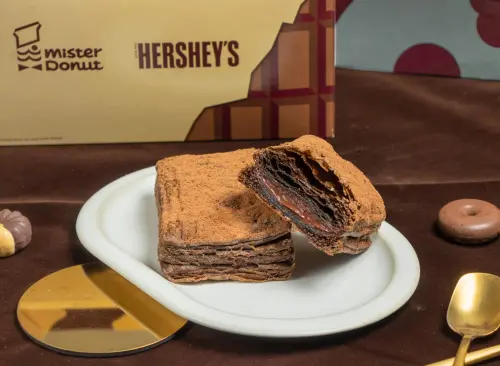 ▲「HERSHEY’S濃厚可可派」69元。（圖／Mister Donut提供）