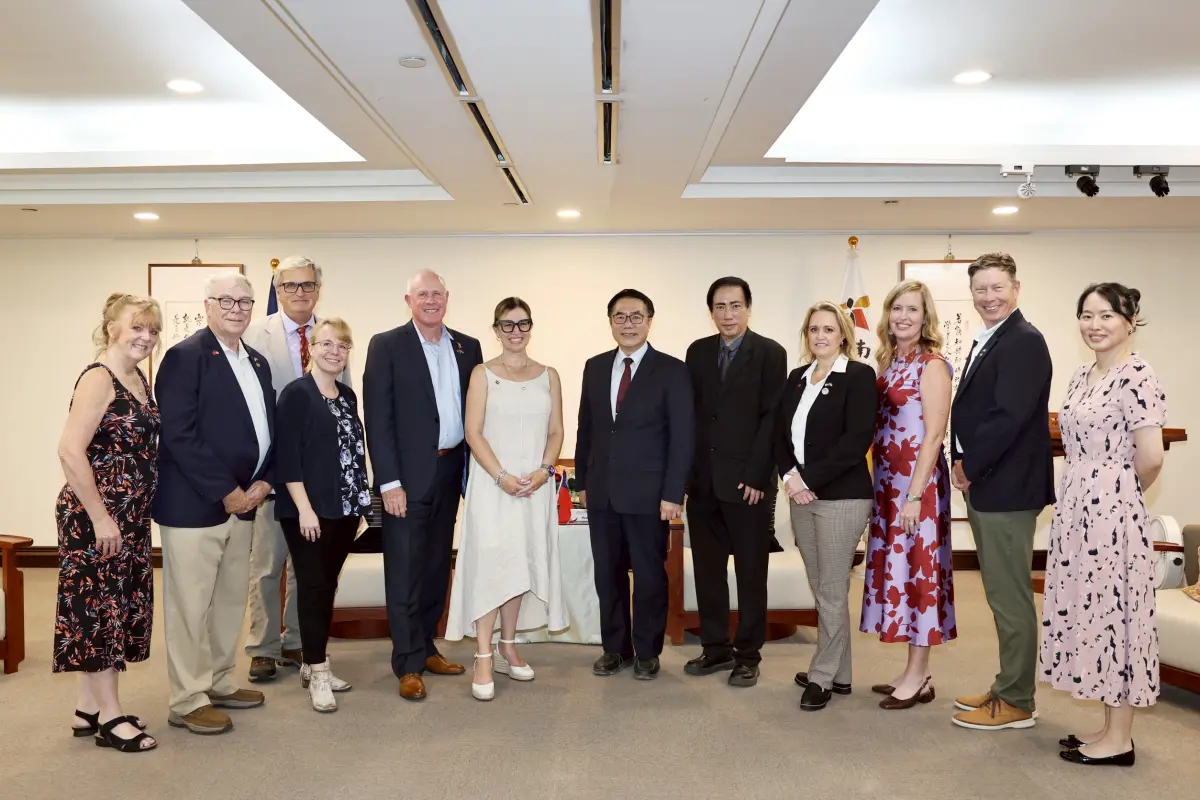 ▲ 美國中西部跨州議會領袖團拜會台南市長黃偉哲。（圖／南市府提供）